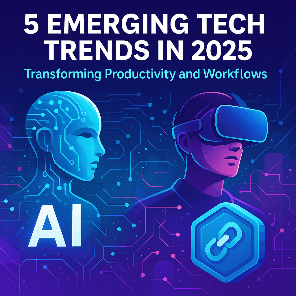 5 Emerging Tech Trends in 2025 That Are Transforming Productivity and Workflows