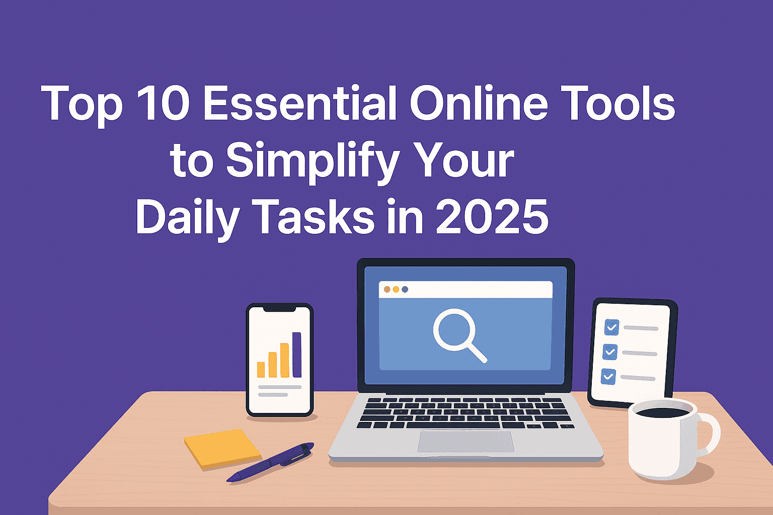 Top 10 Essential Online Tools to Simplify Your Daily Tasks in 2025