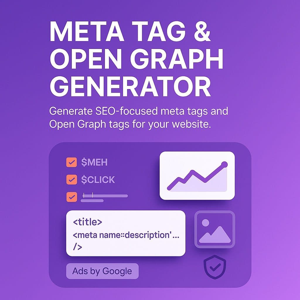 Meta Tag & Open Graph Generator