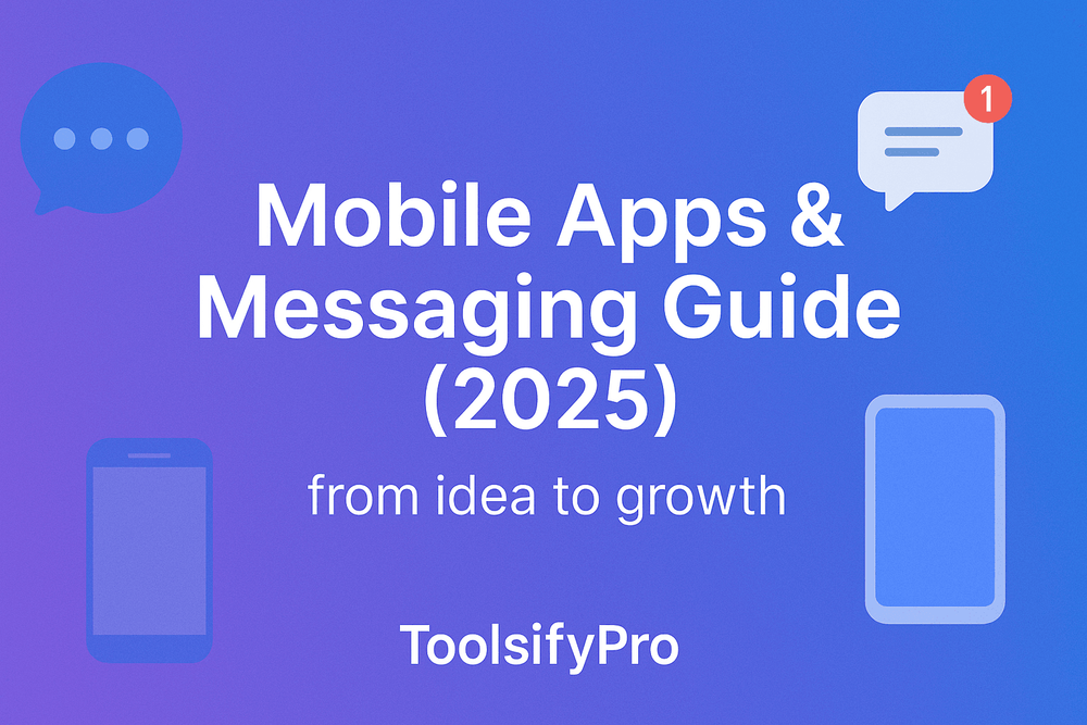 Mobile Apps & Messaging 2025: Practical Guide